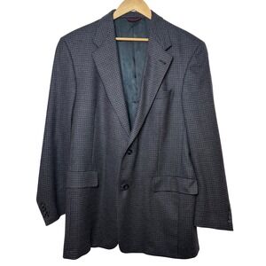 Hart Schaffner Marx Mens 42L Wool Houndstooth Blazer Sport Coat Grey Nordstrom
